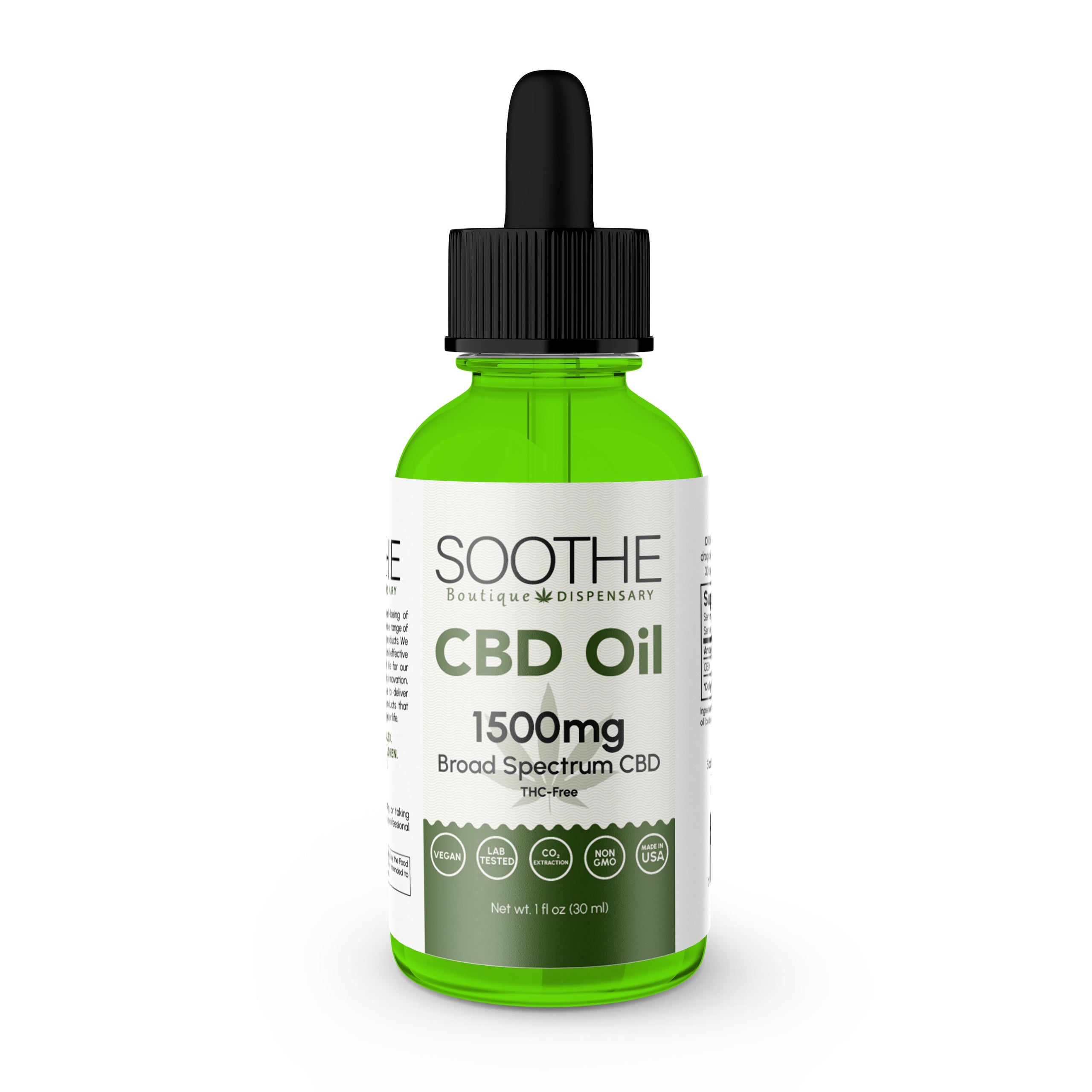 CBD Oil Drops 1500mg | Soothe Boutique Dispensary